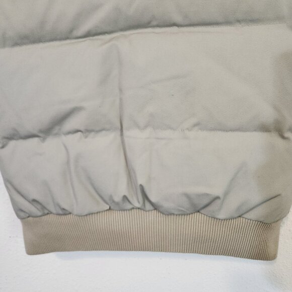 Levis Red Tab Puffer Vest Mens Medium Tan Mountain Outdoor Zip Down Feather - Picture 6 of 13